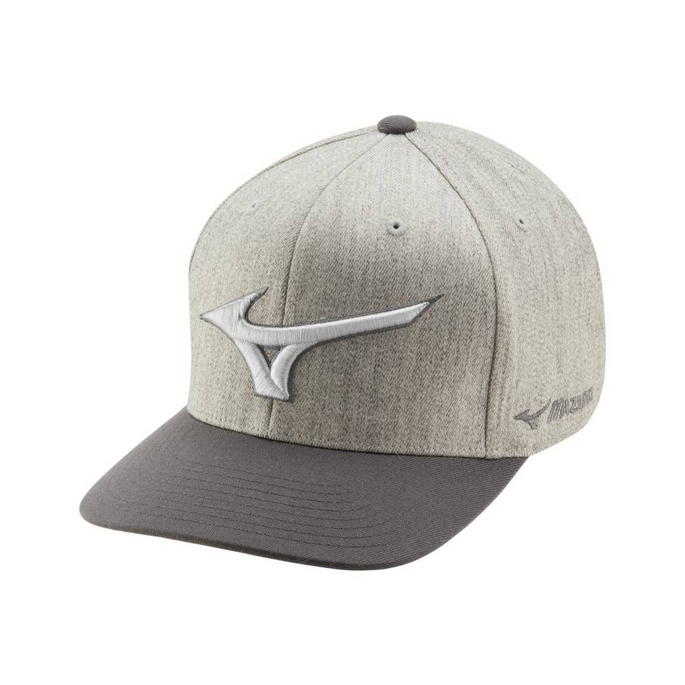 Mizuno Diamond Snapback - Erkek Şapka - Kırmızı Gri Türkiye (BEVDTC-230)